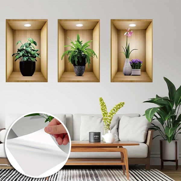 3D seinakleebis kaunistus (3tk) | VASUART