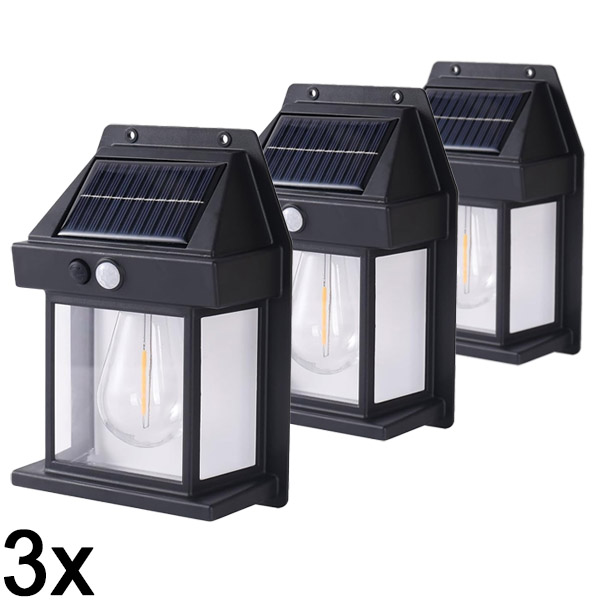 3x Päikeseenergial töötav välisvalgusti – juhtmeid pole vaja | FLUXLAMP