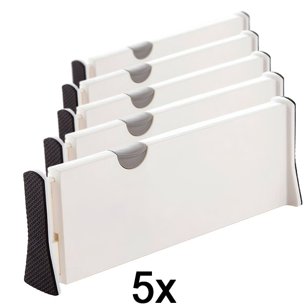 5x Reguleeritav sahtli- ja riiulijagaja | DIVISERINO