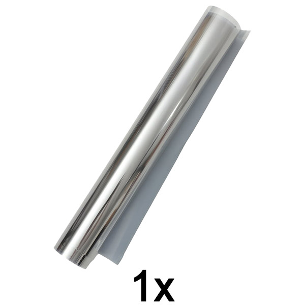 1x Peegelprivaatsuskile akendele – 45×200 cm, tööriistu pole vaja | FOILBLISS