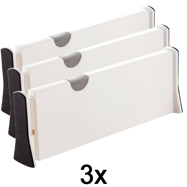 3x Reguleeritav sahtli- ja riiulijagaja | DIVISERINO
