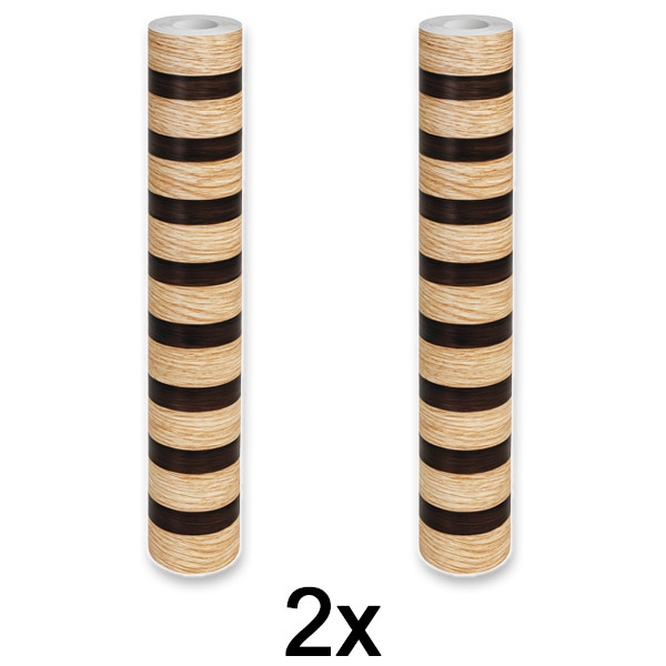 2x Isekleepuv puiduefektiga seinapaneel | LINEWALL