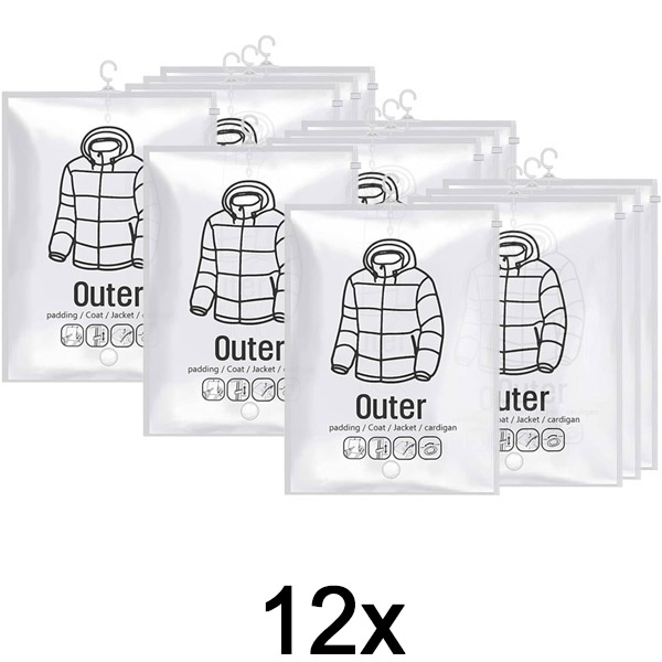 3x Rippuvad vaakumkottid hoiustamiseks – (4 tk) | VACUHANG