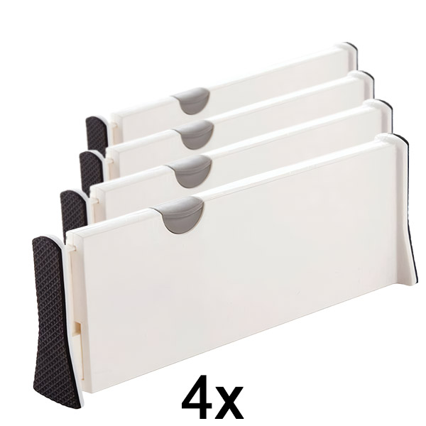 4x Reguleeritav sahtli- ja riiulijagaja | DIVISERINO