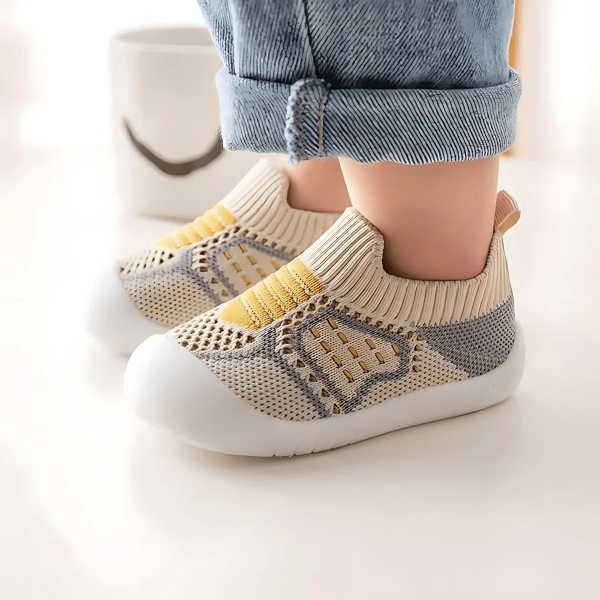 Beebi esimese sammu sussid - Libisemisvastased, kootud puuvill, 6-24 kuud | MESHSTEPS