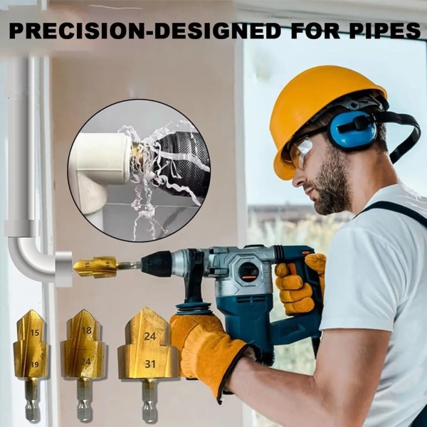 Tugev torude faasimispuuride komplekt (3 tk) | PIPEDRILL