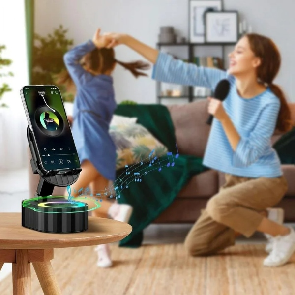 Telefonialus, kõlar ja laadimisjaam ühes – 5 W, Bluetooth 5.3 | MOBIBASE