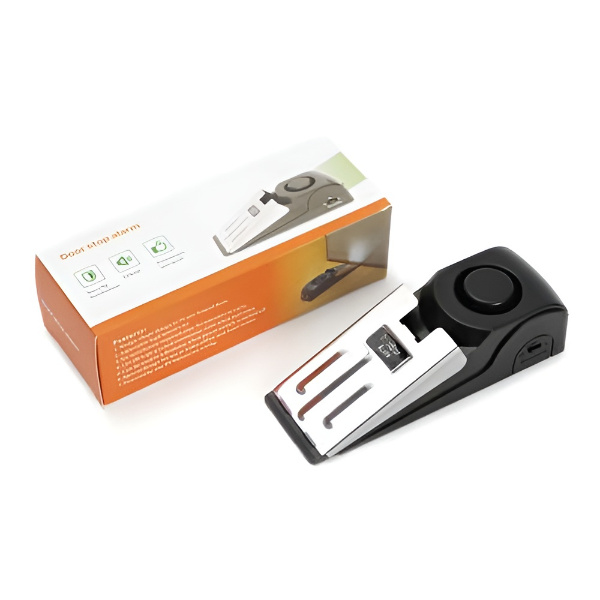 Uksestopper-alarm - 120 dB, 3 tundlikkuse taset, puurimisvaba | SECUSTOP