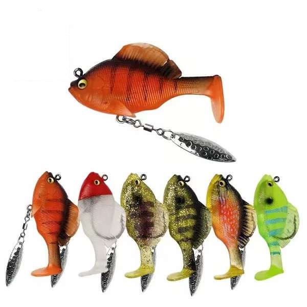 Eelnevalt komplekteeritud swimbait landikomplekt – 10 g, peidetud konks, 6 tk | FISOLOVKA