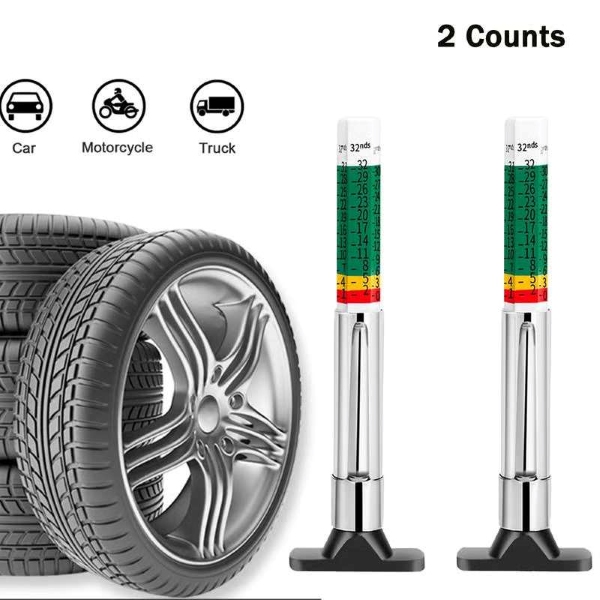 Rehvimustri sügavuse mõõdik (2 tk) | TIREMETER